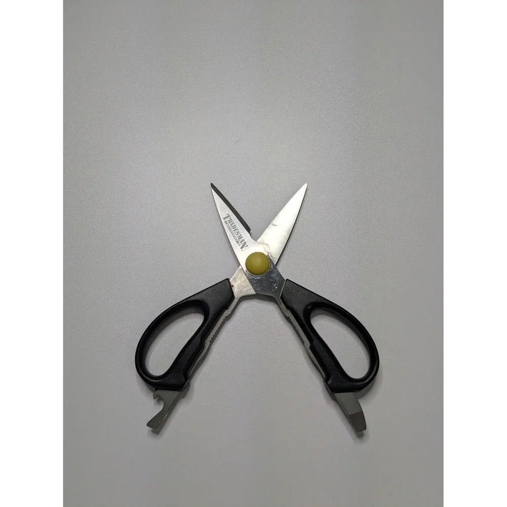 Kitchen Shears Tradesman OS Black Multi-Tool Stainless Steel Cutting Tools
